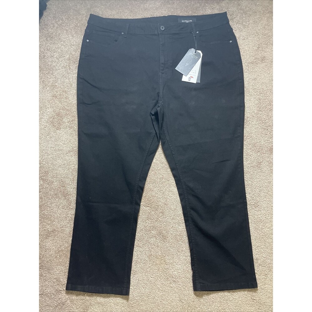 The Perfect Jean NYC Mens Size 46X30 Athletic Fit Stretch Black New